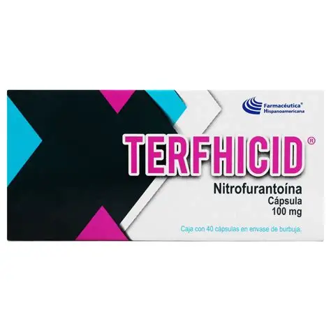 TTerfhicid Nitrofurantoína 100 mg 40 cápsulas