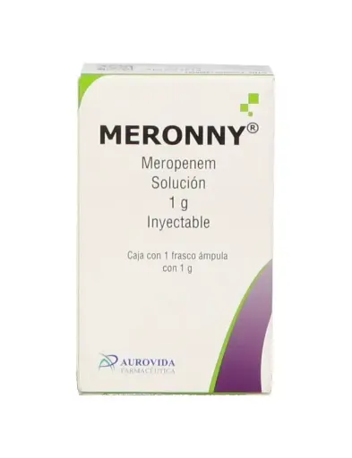 Meronny (Meropenem) 1g Solución Inyectable 
