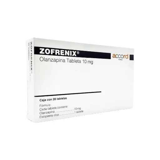 [ZOF-ACC-CAJ-PSI] Zofrenix Olanzapina 10 mg (28 tabletas)