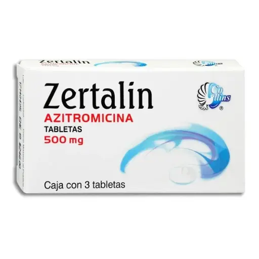 [AZI-ZER-CAJ-ANT] Zertalin Azitromicina 500 mg – 3 tabletas